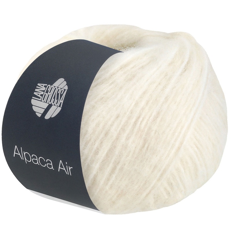 Lana Grossa Alpaca Air Yarn – 01 Off White