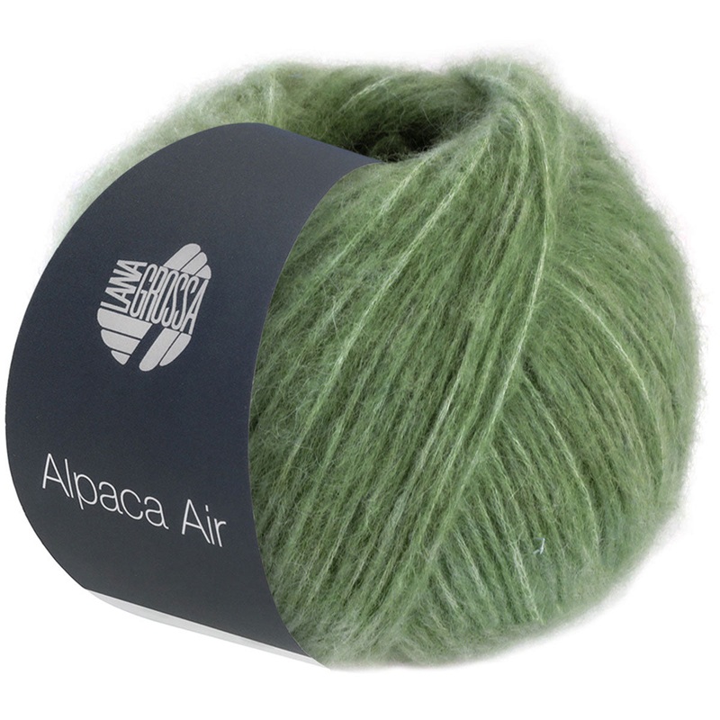 Lana Grossa Alpaca Air Yarn – 14 Grey Green