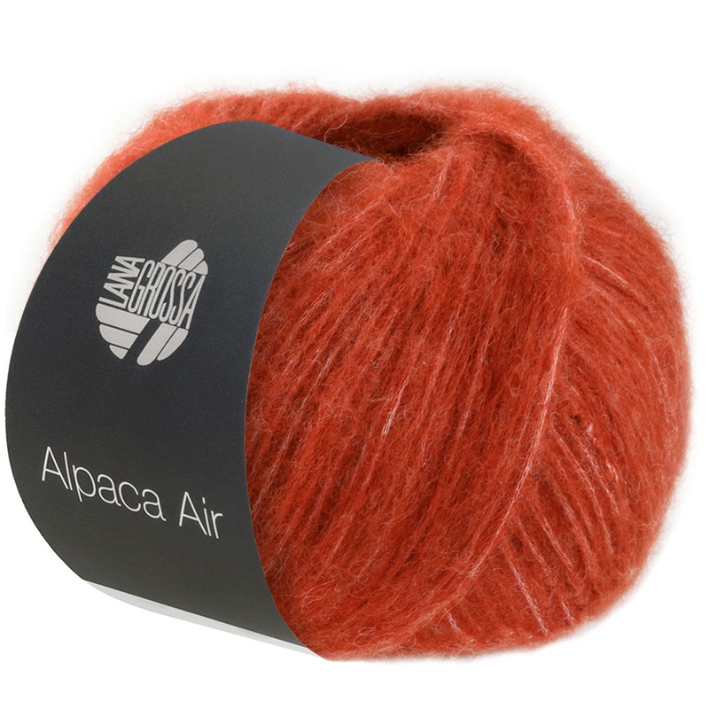 Lana Grossa Alpaca Air Yarn – 19 Rust Red