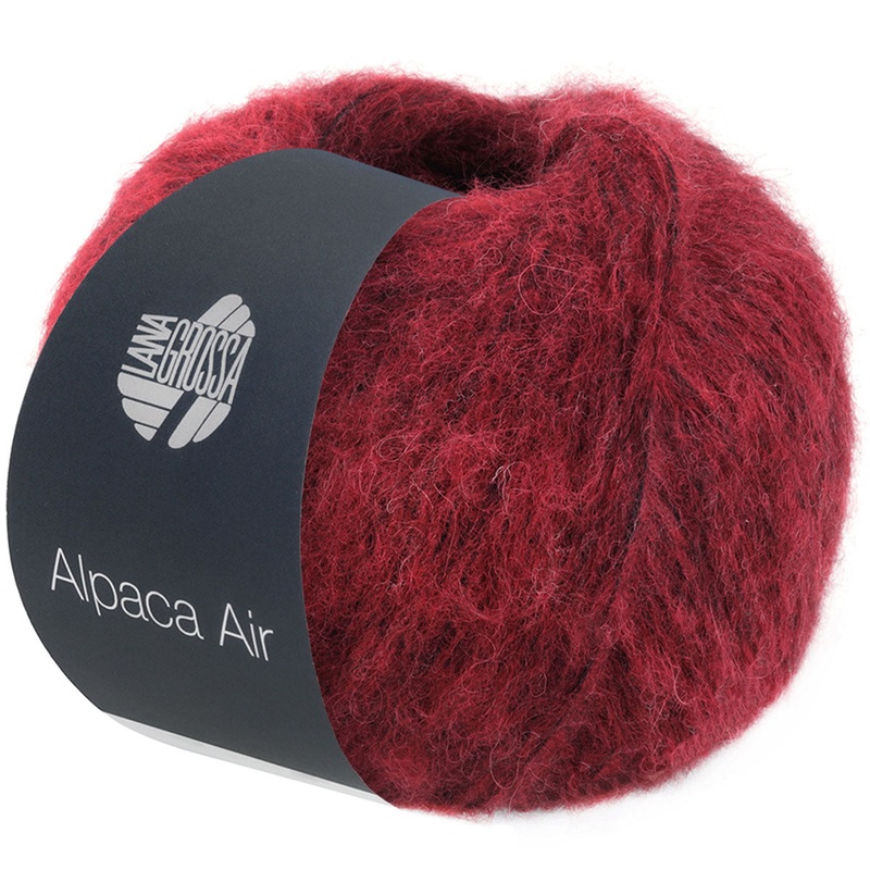Lana Grossa Alpaca Air Yarn – 20 Dark Red