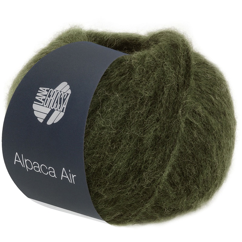 Lana Grossa Alpaca Air Yarn – 25 Loden Green