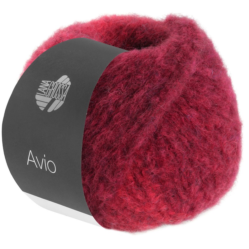 Lana Grossa Avio Yarn – 14 Red/Dark Red