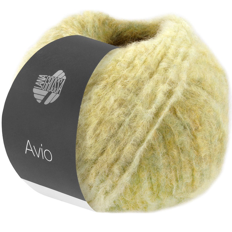 Lana Grossa Avio Yarn – 18 Olive/Green Yellow