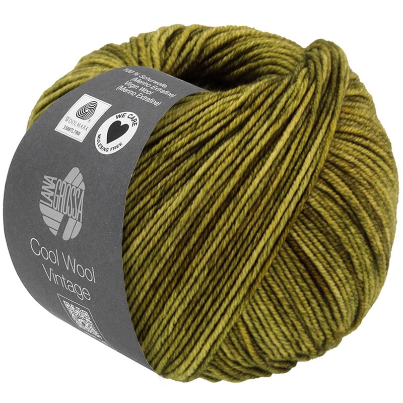 Lana Grossa Cool Wool Vintage Yarn – 7361 Olive