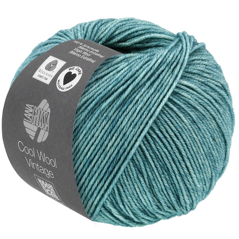 Lana Grossa Cool Wool Vintage Yarn – 7367 Petrol
