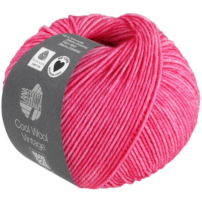 Lana Grossa Cool Wool Vintage Yarn – 7371 Pink
