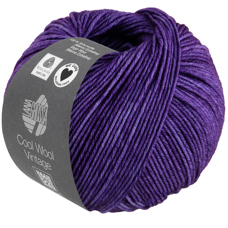 Lana Grossa Cool Wool Vintage Yarn – 7372 Violet