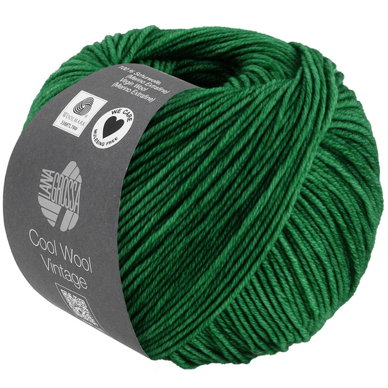 Lana Grossa Cool Wool Vintage Yarn – 7380 Patina Green