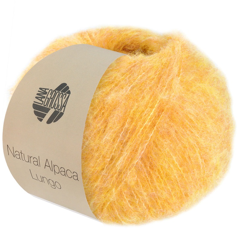 Lana Grossa Natural Alpaca Lungo Yarn – 10 Yellow