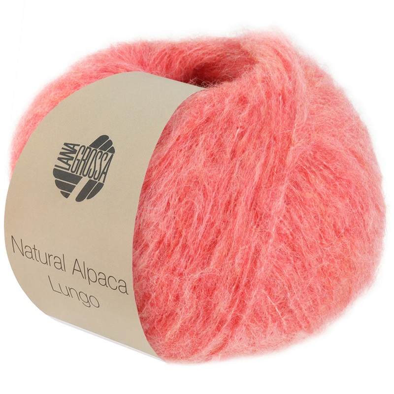 Lana Grossa Natural Alpaca Lungo Yarn – 11 Light Red