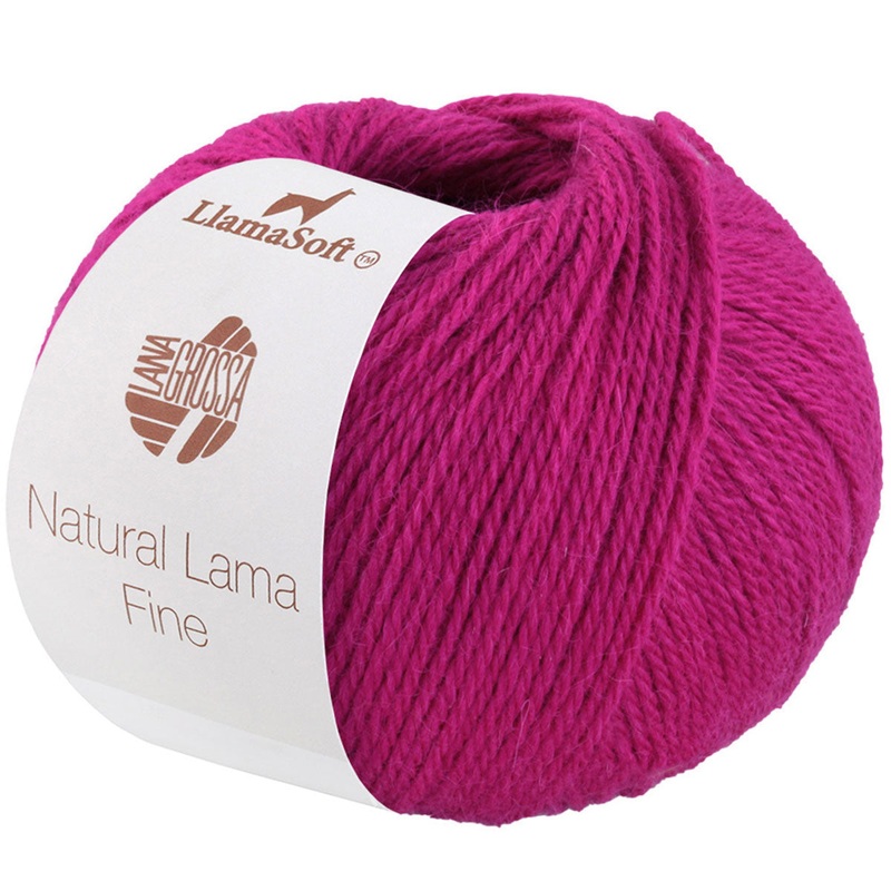Lana Grossa Natural Lama Fine Yarn – 103 Pink