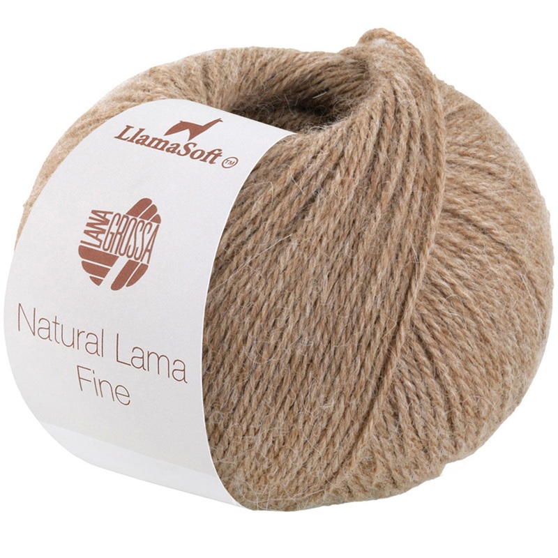 Lana Grossa Natural Lama Fine Yarn – 111 Camel