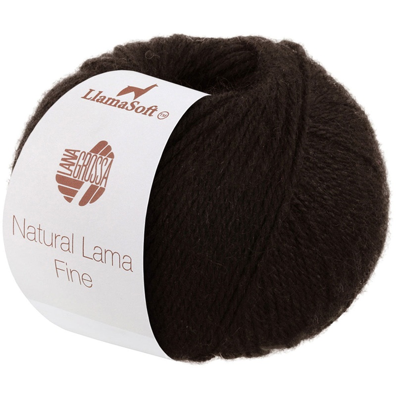 Lana Grossa Natural Lama Fine Yarn – 116 Mocha