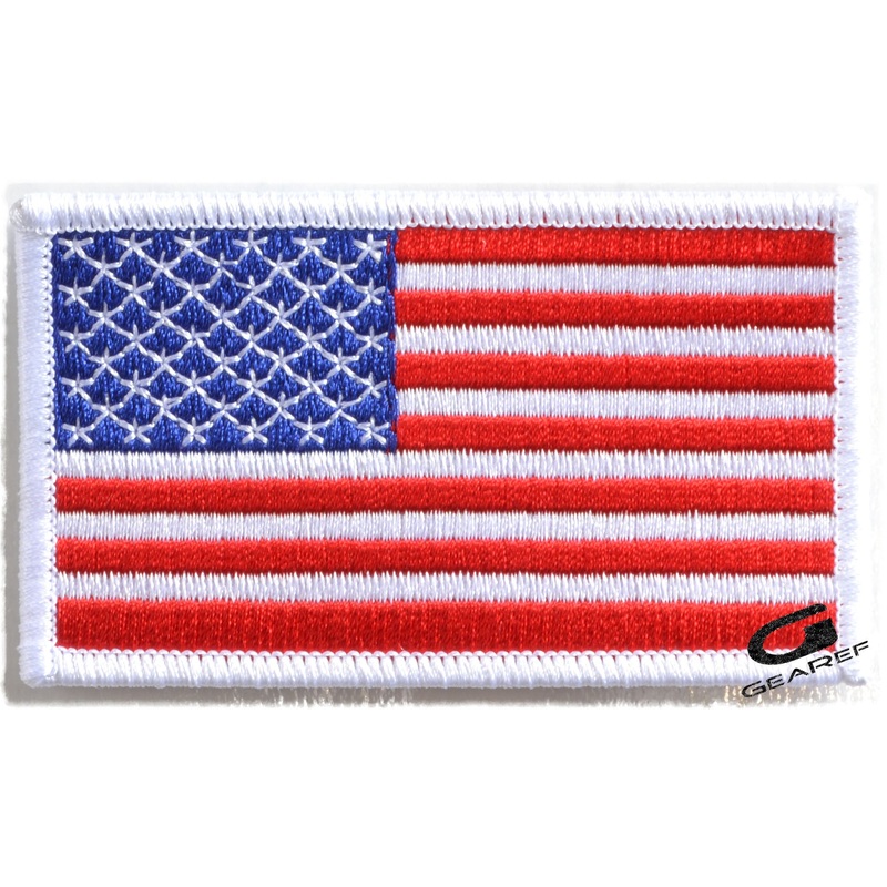 American Flag Embroidered Patch