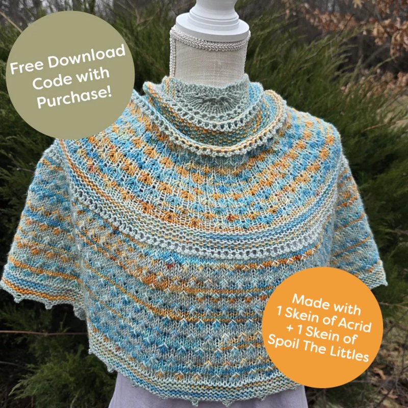 Dream In Color Garden Shawl Kit