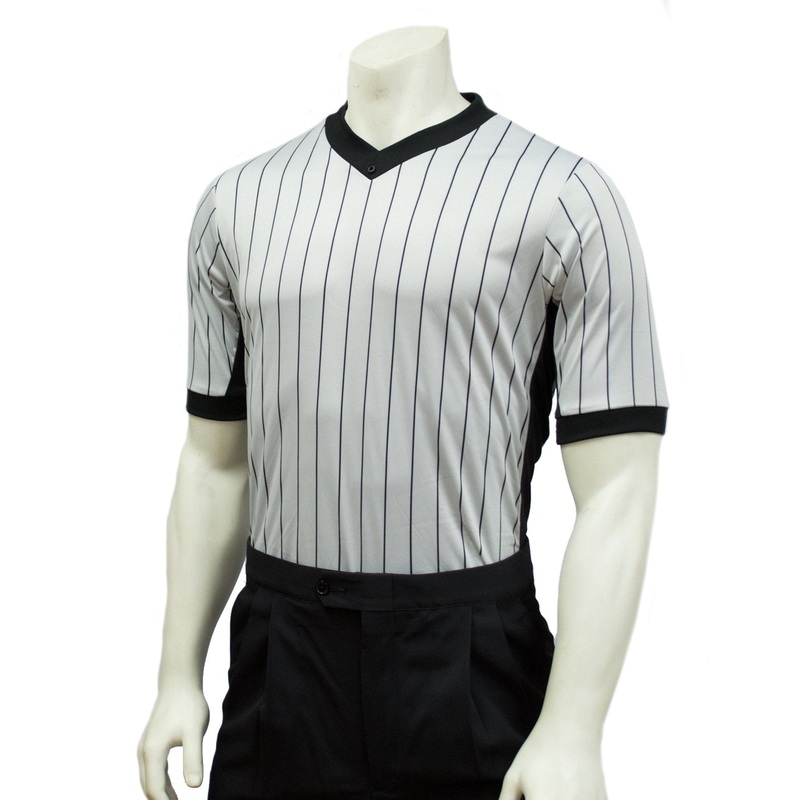 Grey Elite Basketball Shirt- W/Black Side Panel
