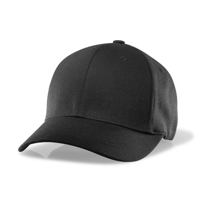 RICHARDSON BLACK FLEX FIT BASE HAT-8 STITCH VISOR