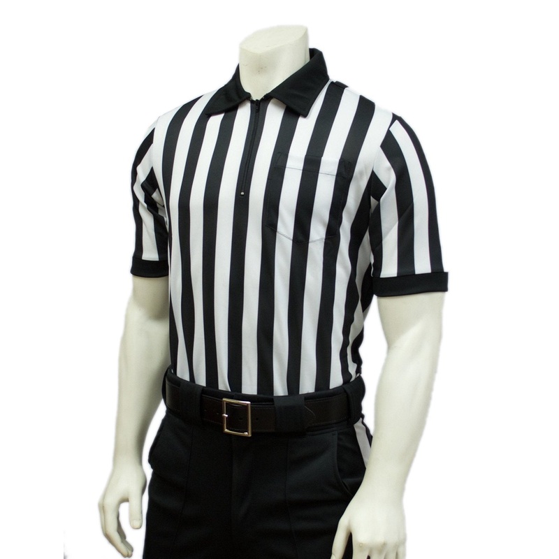 Smitty 1 Inch Stripe Football-Lacrosse Short Sleeve Shirt
