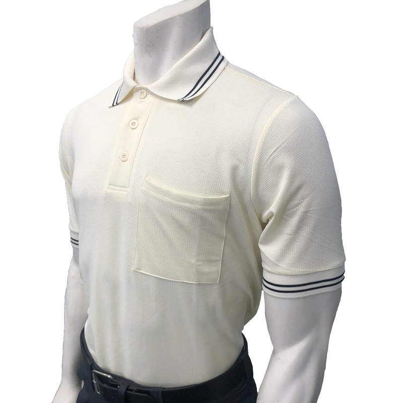 High Performance BODY FLEX Style Short Sleeve Umpire Shirts-CREAM