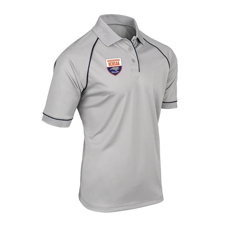 NCHSAA Grey Volleyball Officials Shirt – Men’s Sizing