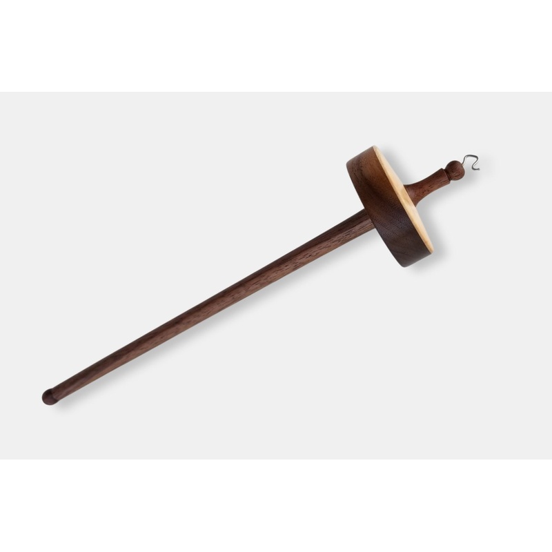 Drop Spindle Walnut and Figured Maple