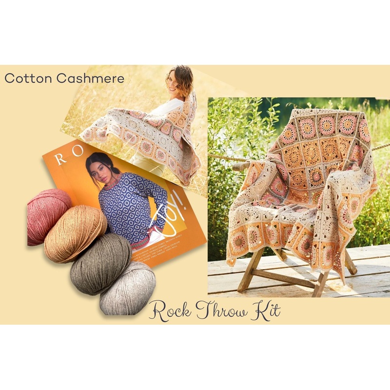 Rock Throw Cotton Cashmere Kit