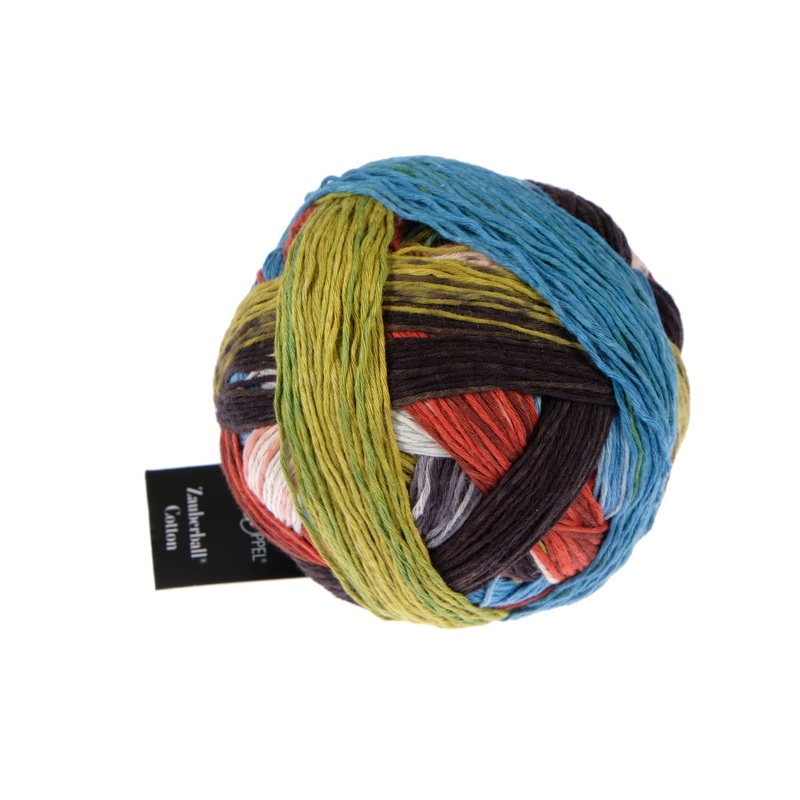 Schoppel Zauberball Cotton – 2407_Downtown
