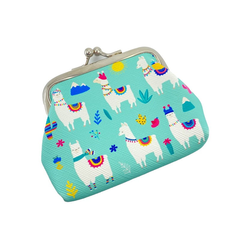 Alpaca Clip Purse (Teal)|Default Title