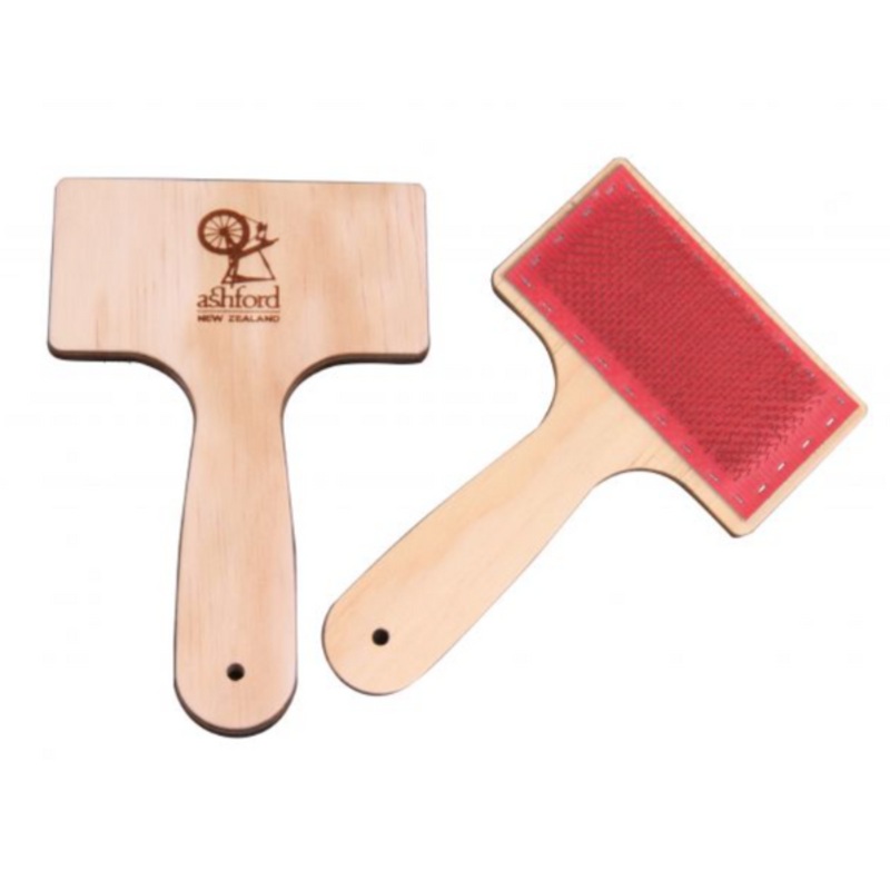 Drum Carder Cleaning Brush Lacquered