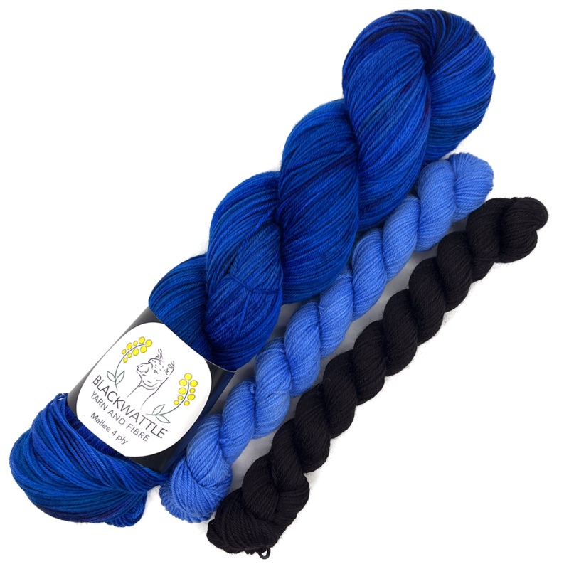 Mallee Sock Yarn Pack – The Blues