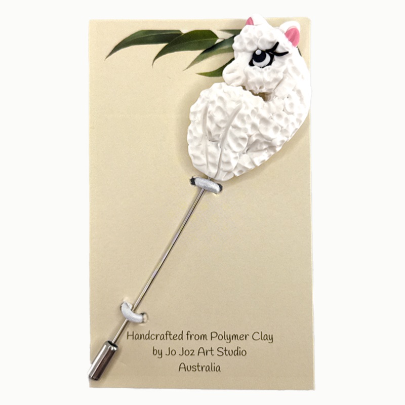 Clay Alpaca Shawl Pin #2|Default Title