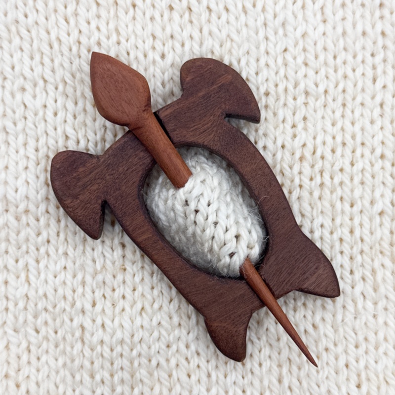 Turtle Shawl Pin|Default Title