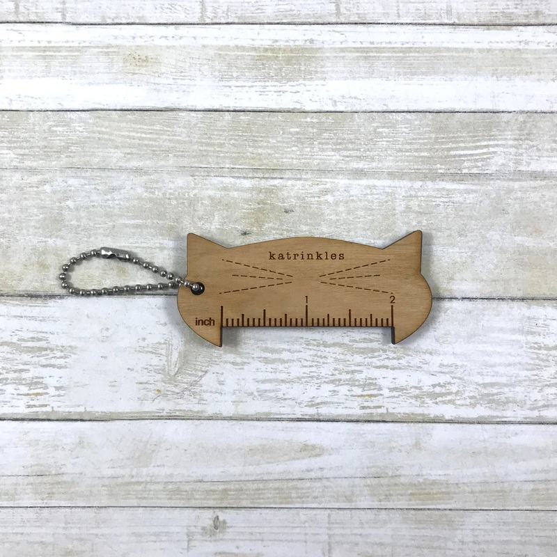 Katrinkles Cat Collection 2 Ruler Key Chain