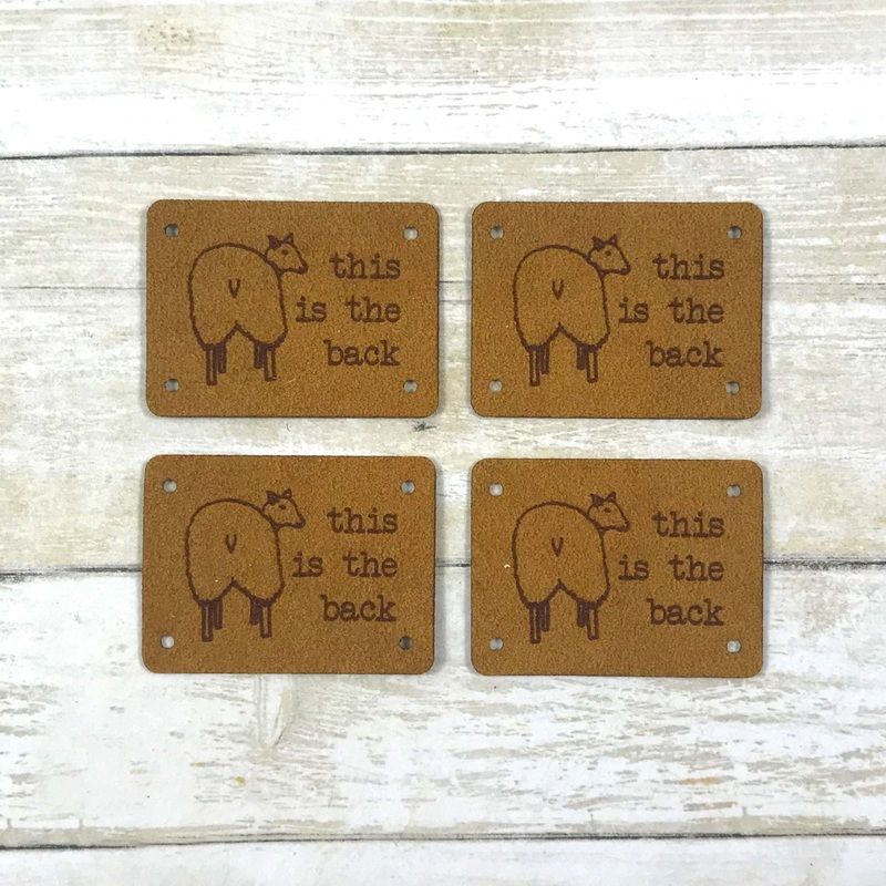 Katrinkles Faux Suede Backside Tags