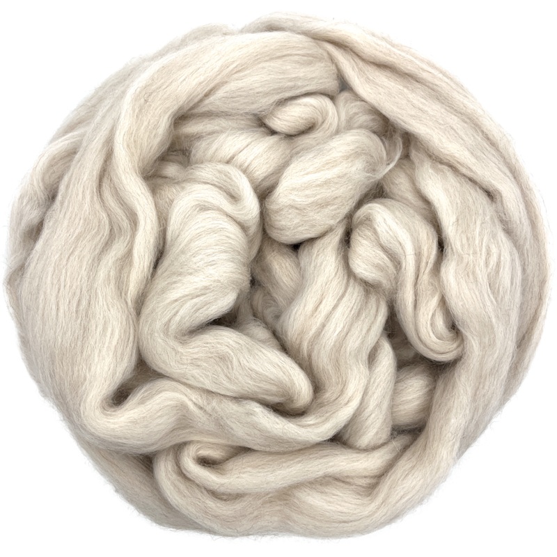 Merino & Suri Alpaca Roving – 100g