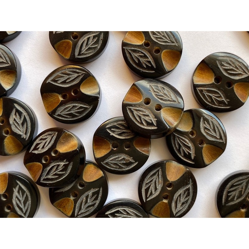 Black Horn Laser Leaf 18mm|Default Title