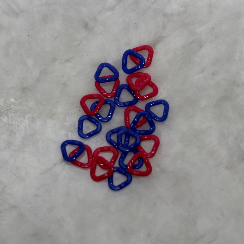 Clover Triangle Stitch Marker (XS)