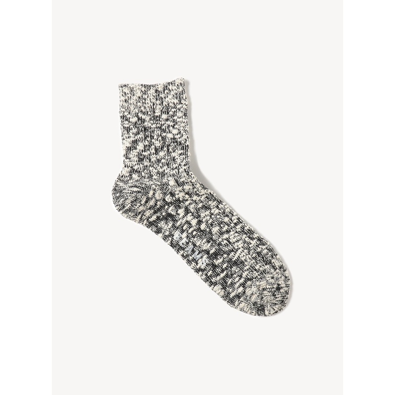Light Scrubbed Color Socks|Black|One Size
