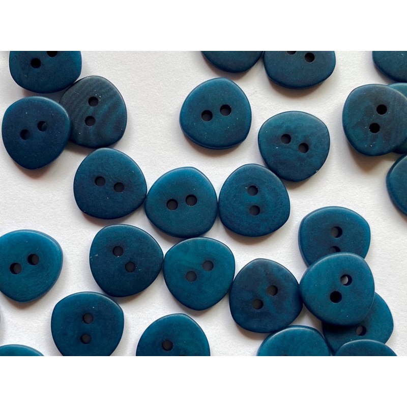 Navy blue matt corozo 12mm|Default Title