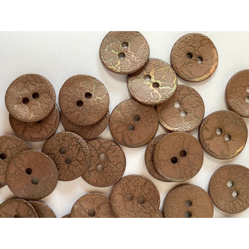 Pearly & Matt Shell Textured Finish Brown 15mm