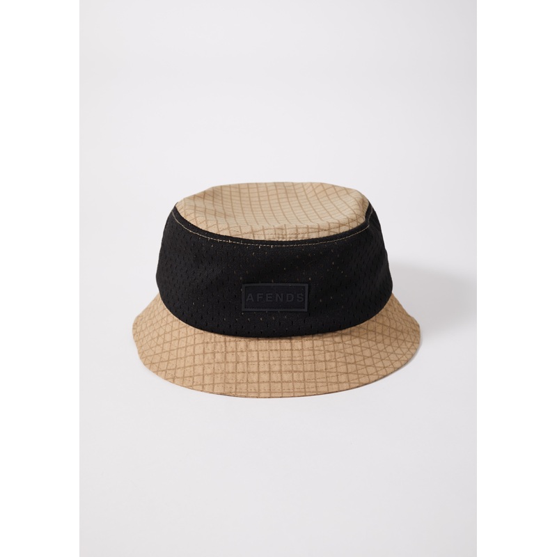 AFENDS Unisex Checkmate – Bucket Hat – Beach
