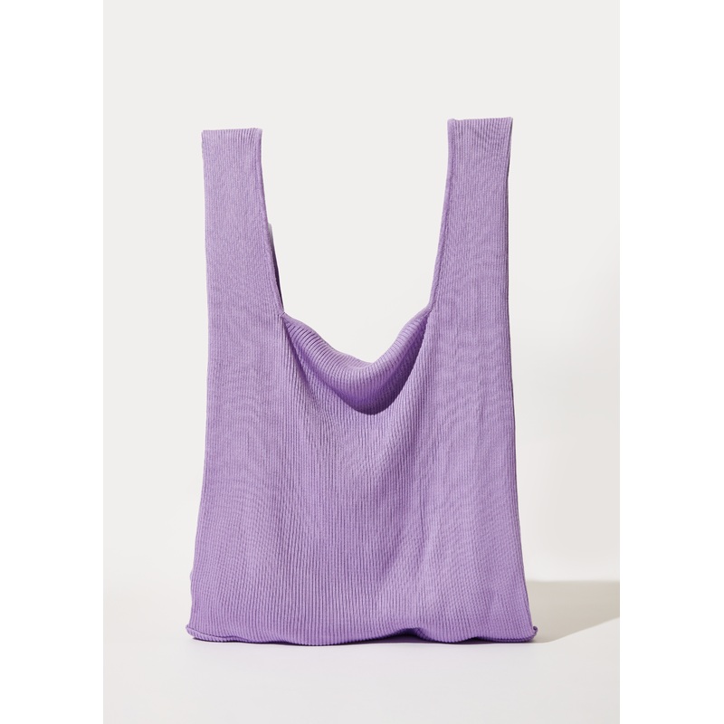 AFENDS Unisex Lula – Knit Tote Bag – Plum