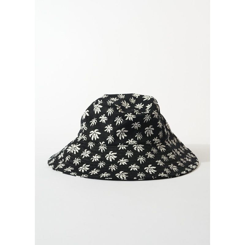 AFENDS Unisex Pascale – Wide Brim Bucket Hat – Black