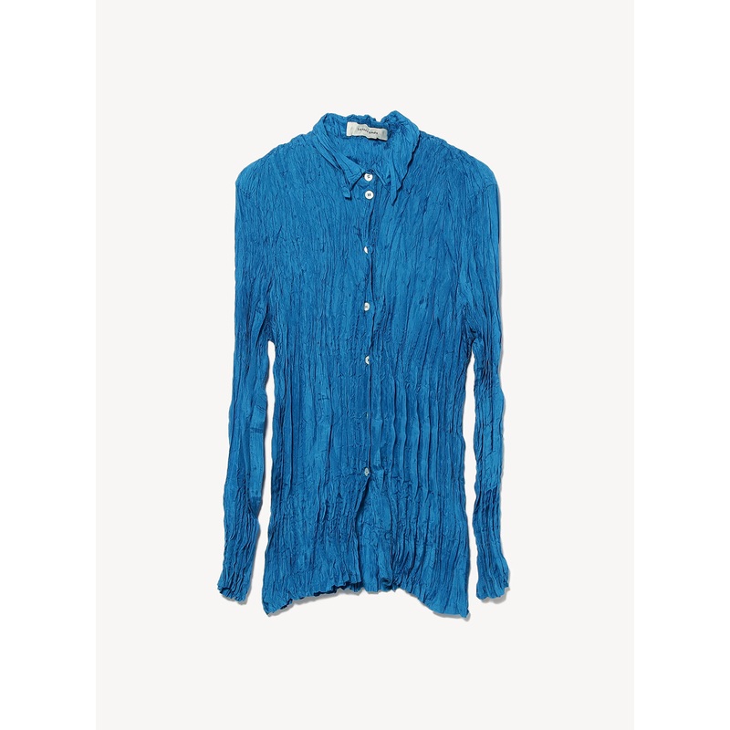 Silk Shirt|CERULEAN|S